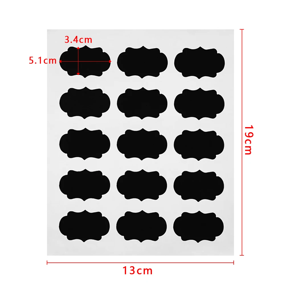 15/30 шт. самоклеящаяся наклейка для халата тег специй DIY стираемые домашние