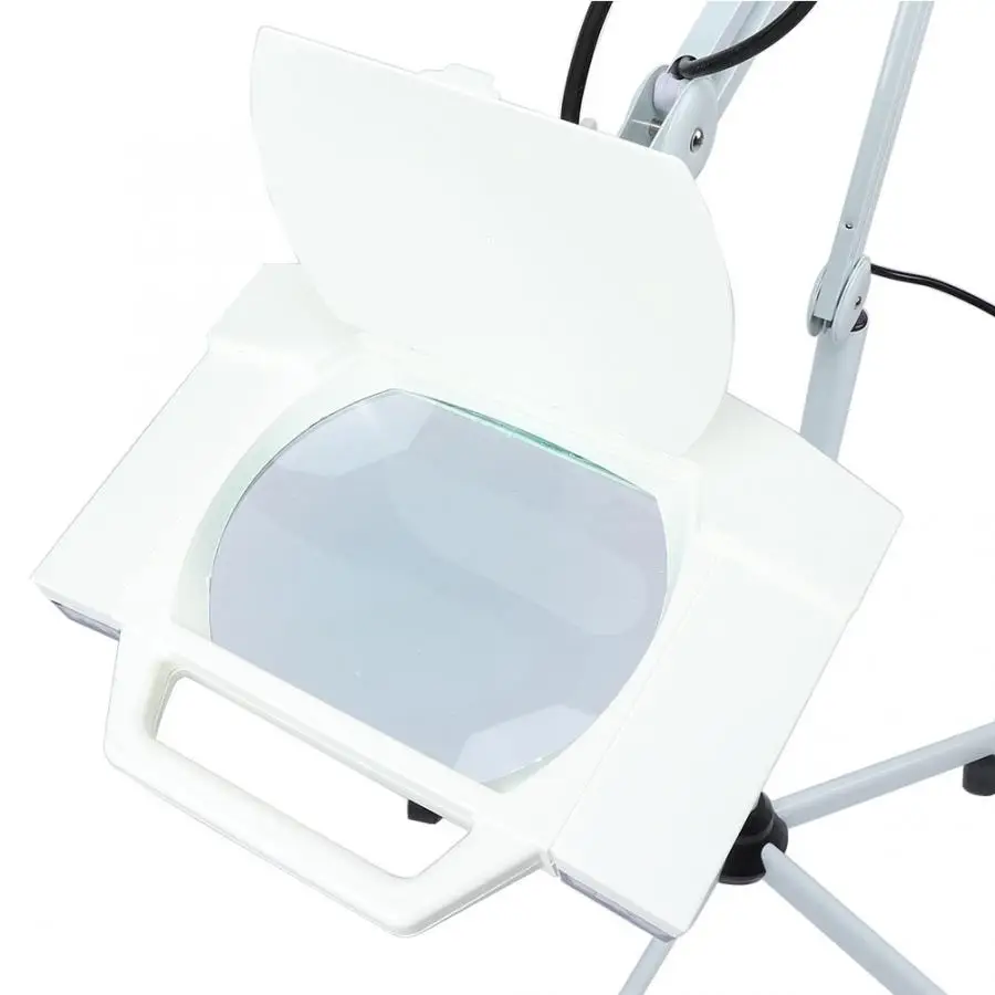 LED 5X освещенная Лупа световая стойка с лупой лампа красота увеличительное ЕС Plug