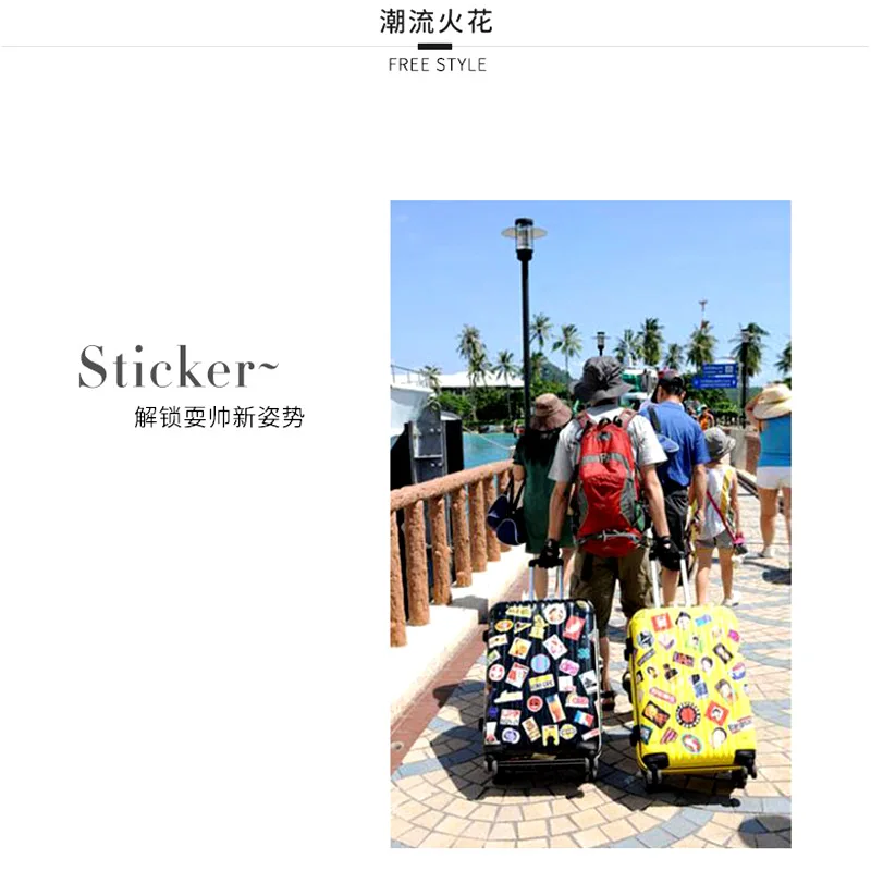 

50pcs Tattoo Beauty Girls Graffiti Stickers Pack For On The Laptop Fridge Phone Skateboard Travel Suitcase Sticker ZH194