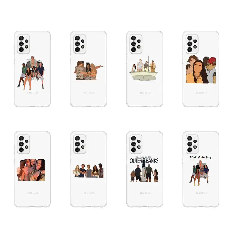 

Outer Banks - Livin' The Pogue Life Phone Case Transparent For Samsung Galaxy A S Note 9 10 51 50 71 70 80 20 21 30s ultra plus