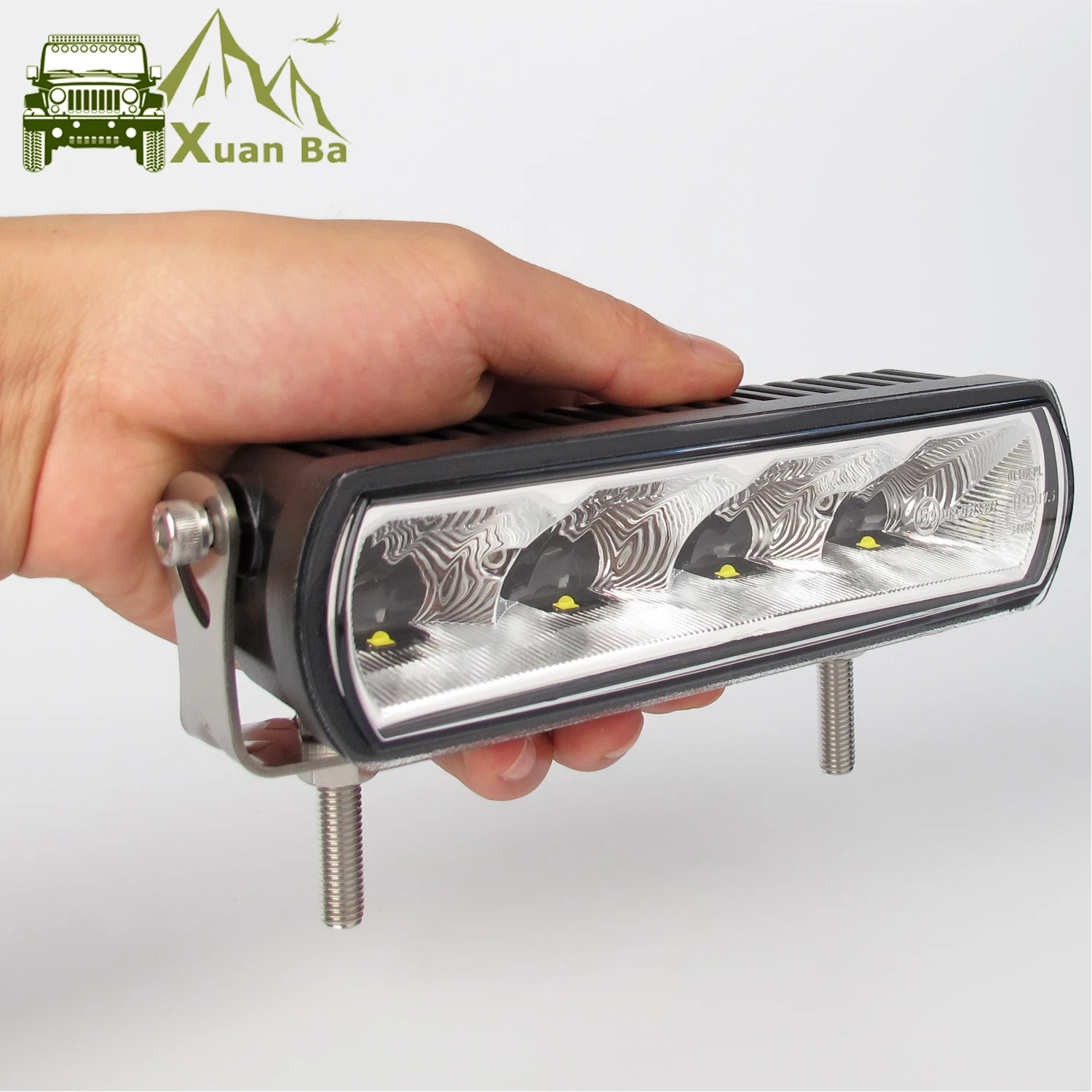 6 дюймов 20 Вт тонкий светодиодный светильник для работы бар янтарные