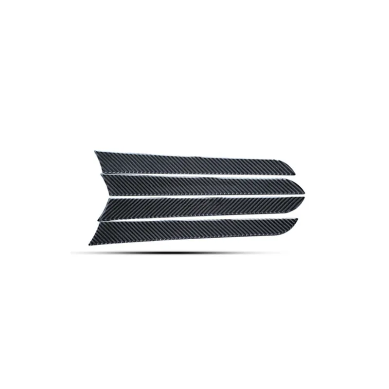 Door panel CNORICARC карбоновая оконная Дверная панель наклейка крышка Накладка для Audi A4 B8 автомобиль Co-pilot лента для приборной панели аксессуары для интерьера - Название цвета: Door panel