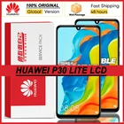 100% Оригинальный дисплей с рамкой для Huawei P30 Lite MAR-LX1 LX2 AL01, ЖК-тачскрин с дигитайзером в сборе, ремонтные детали, 6,15 дюйма
