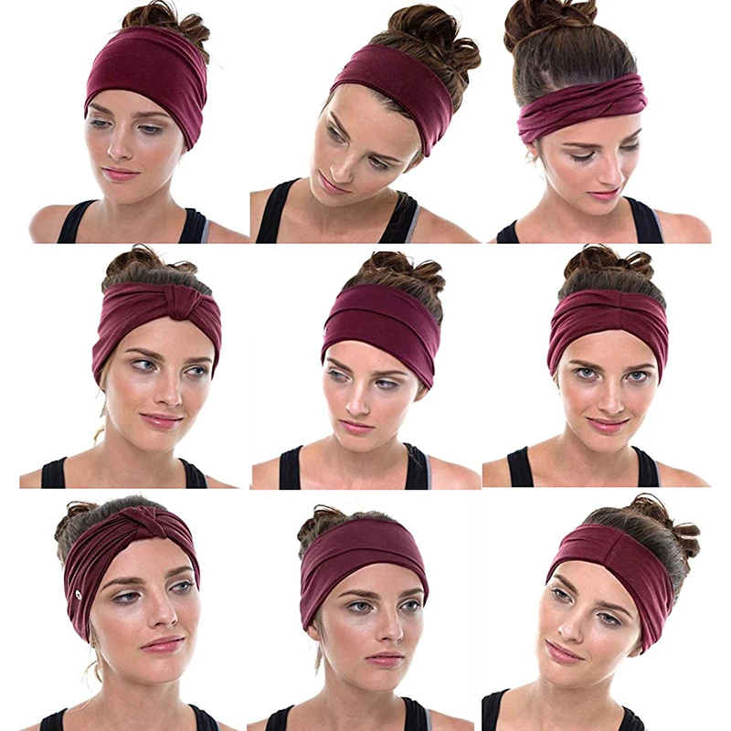 Женские эластичные спортивные повязки для волос йоги 3 шт.|Резинки йоги| |