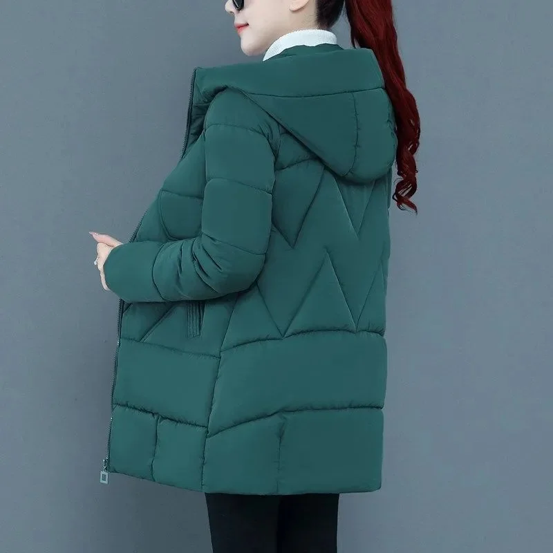 

Women New Anti-Season Promotion Cotton-Padded Jacket Clothing Korean Loose 2021 Winter Coat Mid-length Winter Padded Jacket M534
