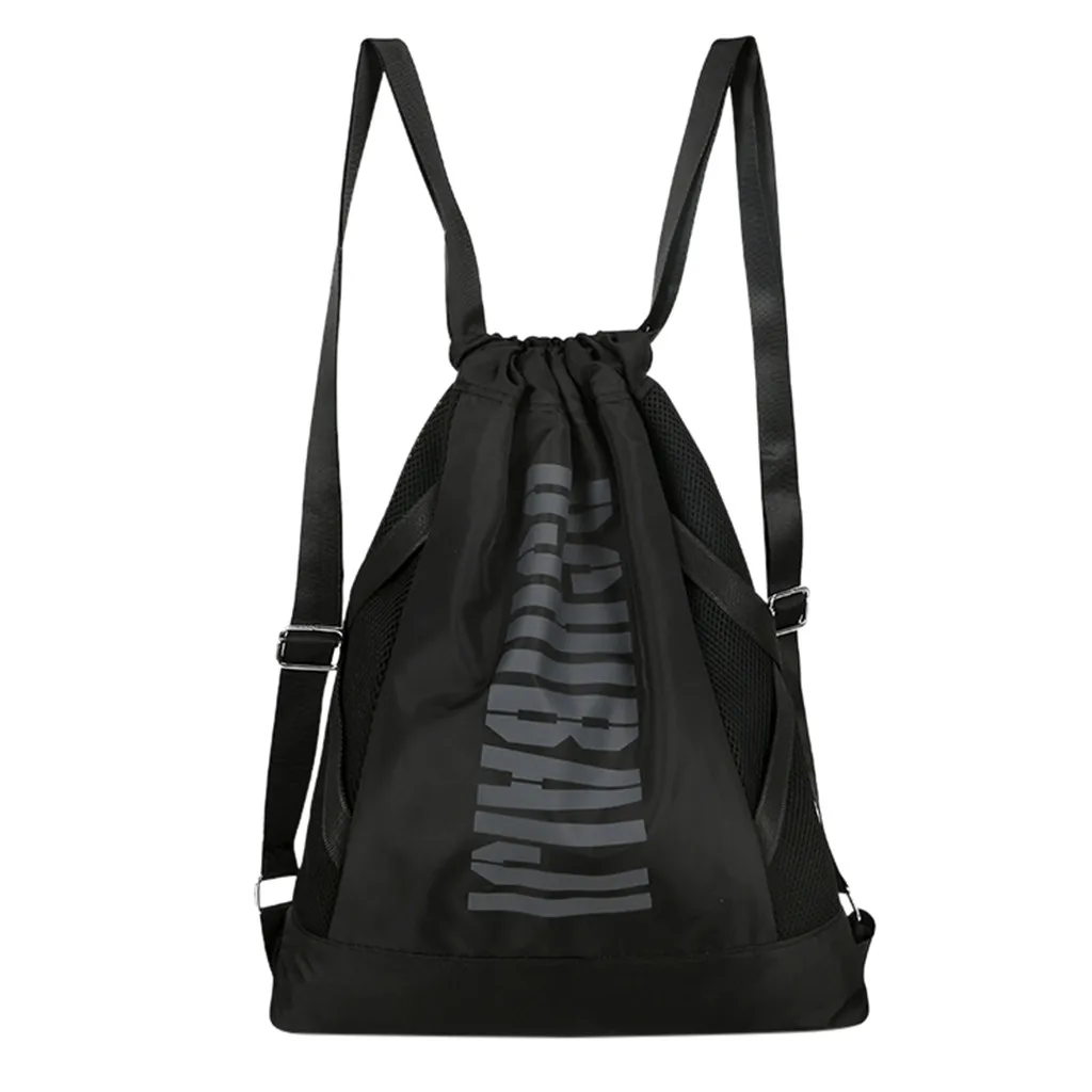 

MAIOUMY Drawstring Bag Unisex Outdoor Sport Casual Shoulder Bag Simple Printed Drawstring Backpack Lightweight Sports Bag