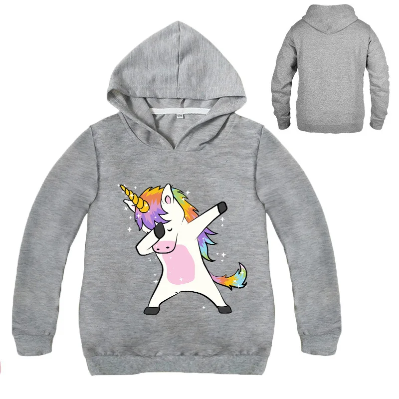 

New Unicorn Baby Girls Hoodies Sweatshirt for Boys Costume Children Clothes Sport Casual Hooded Long Sleeve Top Kids Clothing