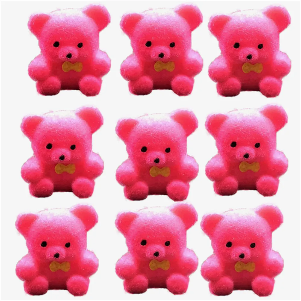 

50 Pcs Cute Monkey Toys Kids Toys Flocked Doll Birthday Gift Plush Key Chains For Bags Home Decoration
