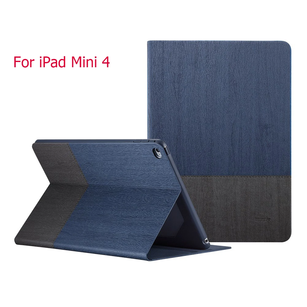 Чехол ESR для ipad mini 5 /ipad mini 4, оксфордская ткань из искусственной кожи, умный чехол-книжка с подставкой, повседневный Стильный чехол для ipad mini 5 - Цвет: Knight
