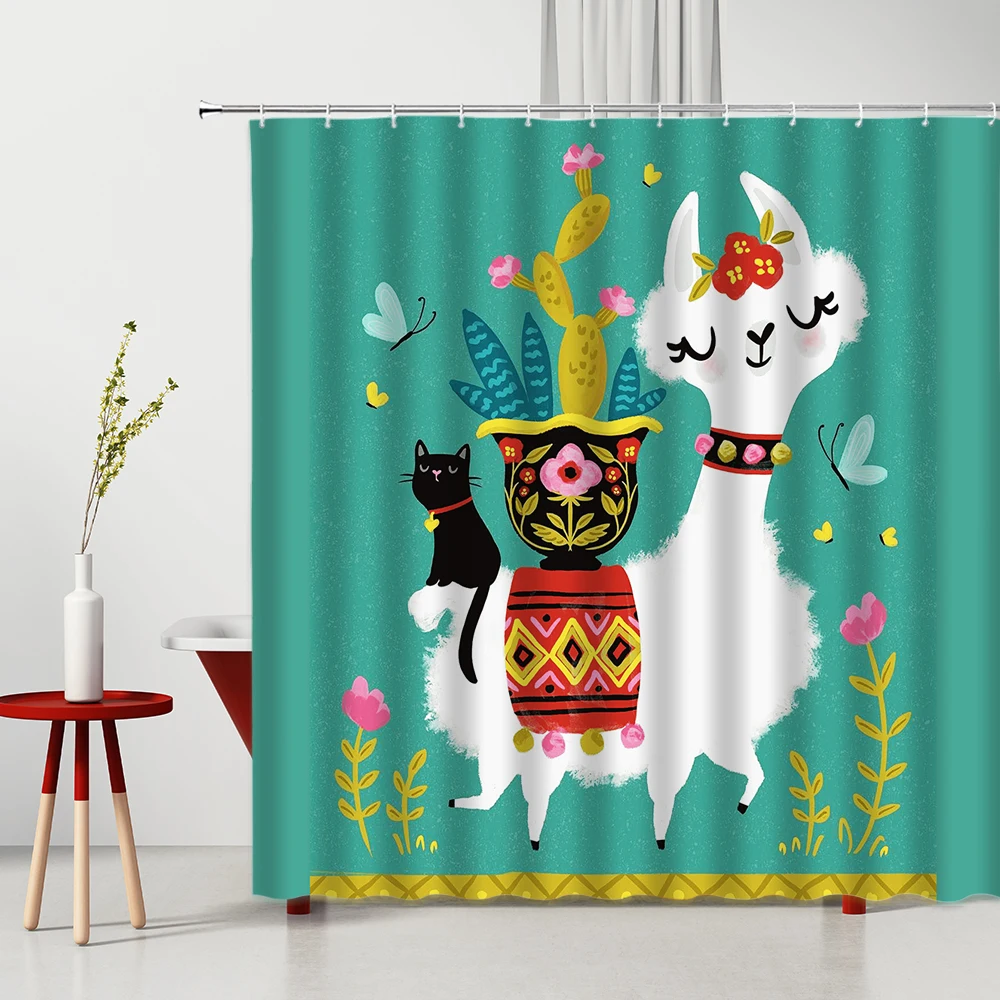 

Занавеска для душа, из полиэстера, с принтом, полиэфирная Штора для ванны