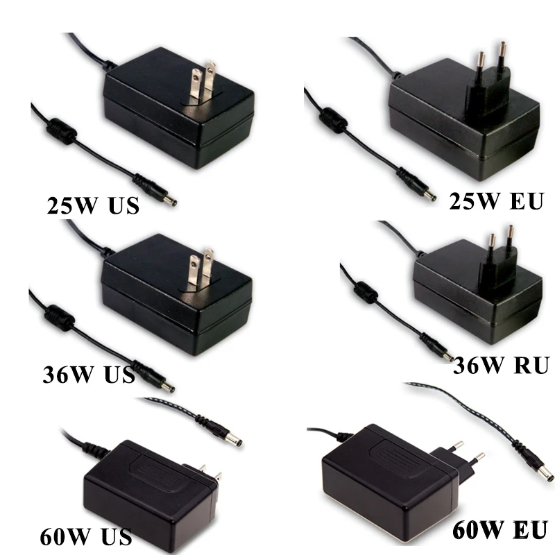 Импульсный источник питания переменного тока в постоянный ток 6 Вт 12 18 25 36 60