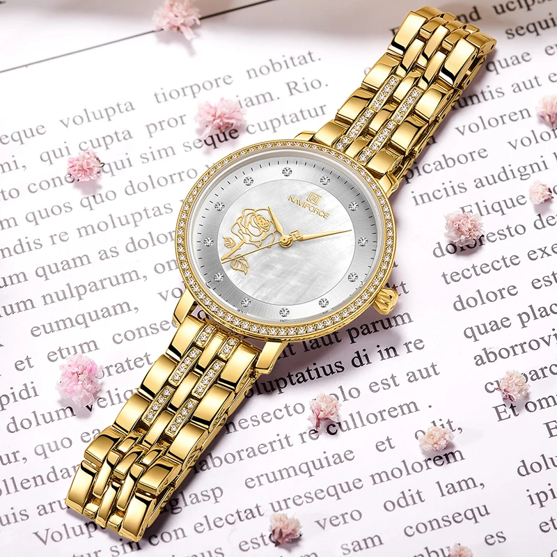 Часы женские кварцевые водонепроницаемые с отображением даты | Наручные часы