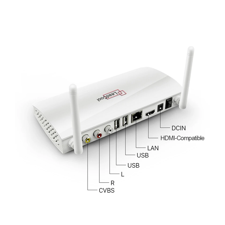 Leadcool ip tv box android 9 0 BOX Amlogic S905W FULL HD 1080P медиаплеер QHDTV 4K Smart IP TV Доставка из