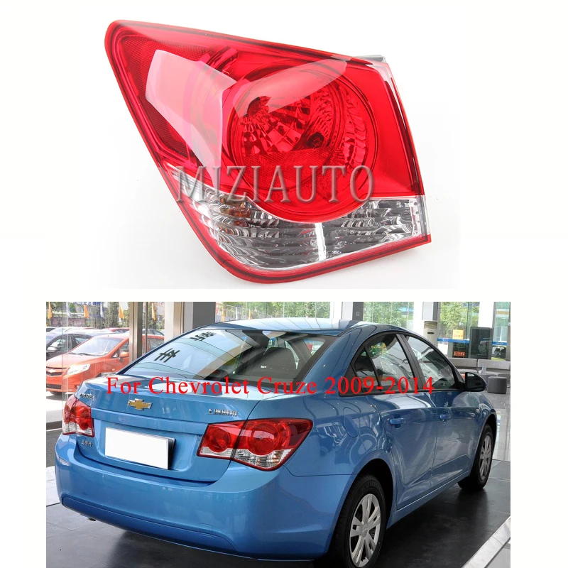 MIZIAUTO задний фонарь внешняя сторона для Chevrolet Cruze 2009-2014стоп-сигнал задний бампер задний стоп-фонарь противотуманный сигнальный
