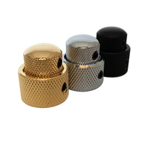 golden metal stacked dual control knob concentric set for guitar bass partsmade in republic of korea