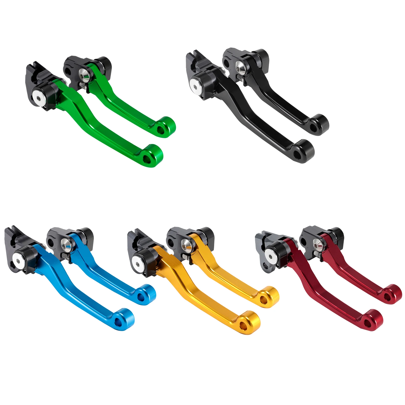 

2Pcs Motorcycle Brake Lever Handle CNC Motorcycle Clutch Brake Lever Handle For Honda XR250 XR400 CRM250R