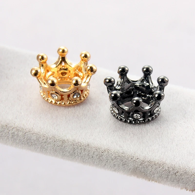 Бусины в форме королевской короны 10 шт./лот свободные разделители золотого цвета