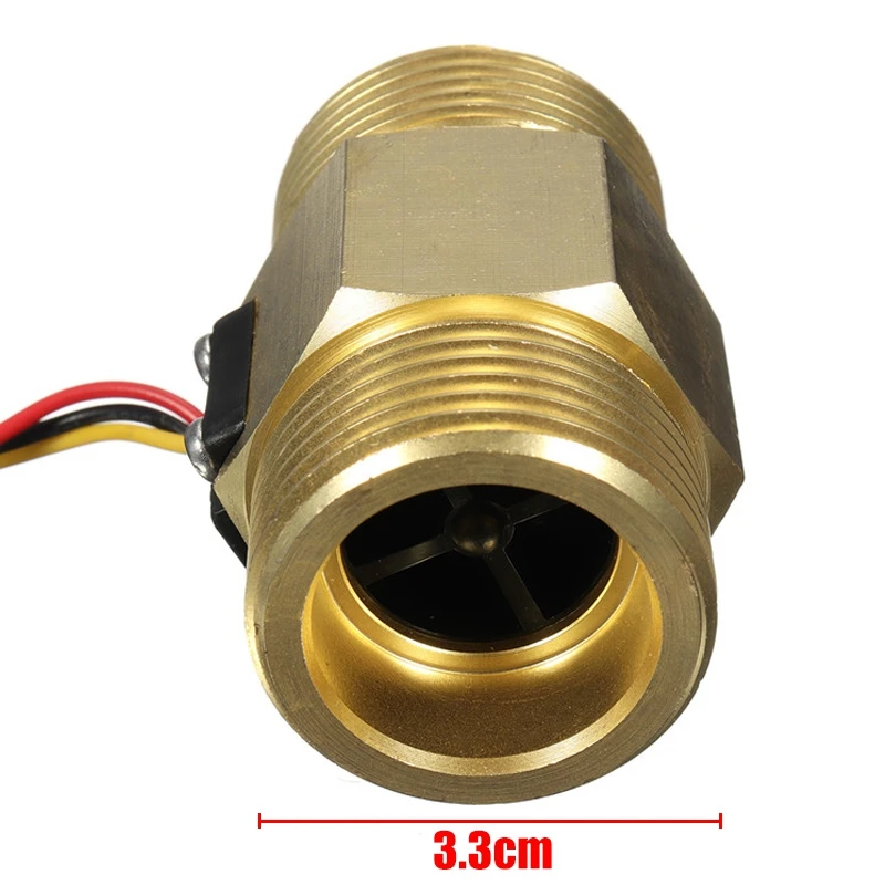 GTBL Dc5V G1 Dn25 медный датчик расхода воды эффект Холла импульсный выход 4-45л/мин реле