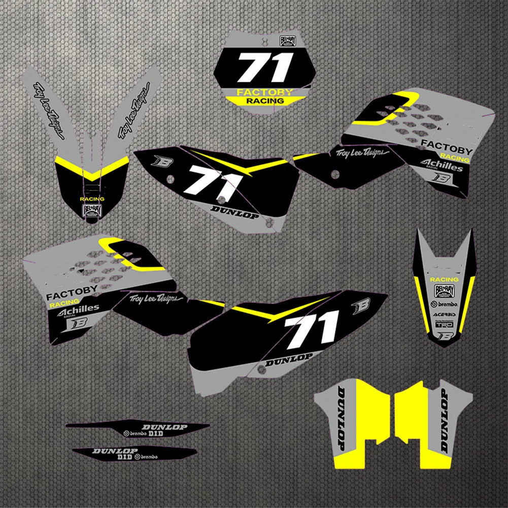Бесплатные Индивидуальные графические Наклейки для KTM SX SXF 2007 2008 2009 2010 125 200 250-300 EXC