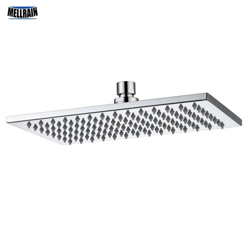 Прямоугольная насадка для душа аксессуары ванной комнаты латунная Дождевого