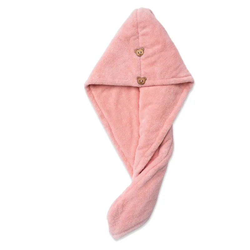 

Hair Drying Cap Super Absorbent 2021 New Hair Washing Quick-drying Towel Baotou Women Thicken Shower Cap Wiping Turban Artifact