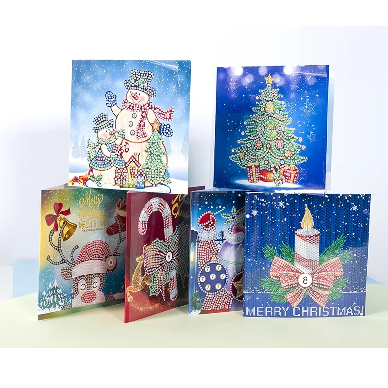 5D алмазная картина поздравительная открытка Рождественское украшение день
