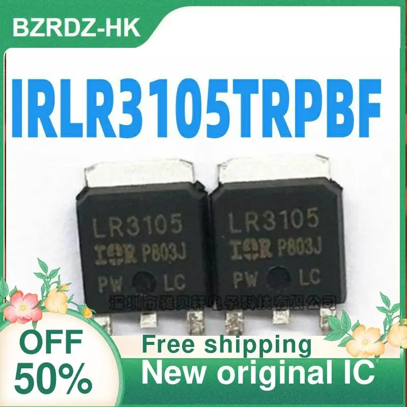 

10-200PCS IRLR3105TRPBF 25A 55V TO252 MOS nuevo original