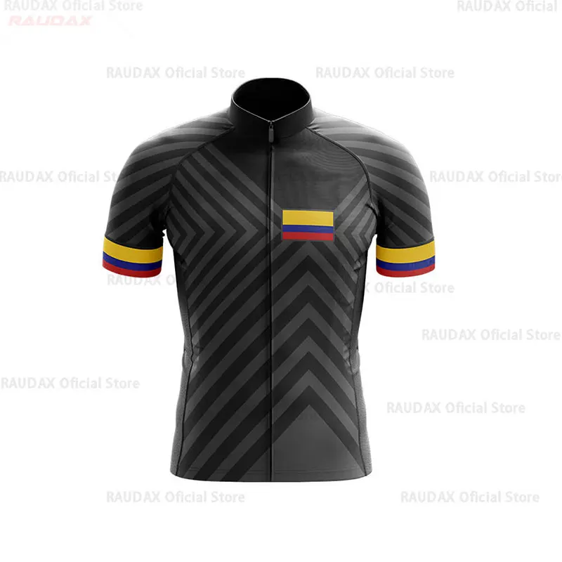 Летний комплект Джерси для велоспорта из Колумбии 2020 Pro Team велосипедная Одежда