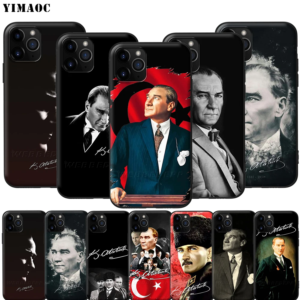 Силиконовый мягкий чехол YIMAOC Turkey Mustafa Kemal atataturk для iPhone 12 Mini 11 Pro XS Max XR X 8 7 6 6S Plus 5 5S