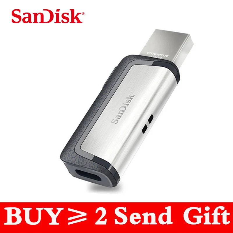 Sandisk SDDDC2 флеш-накопитель 32 Гб Тип-C USB3.1 Dual OTG USB флэш-накопитель 16 150 м/с 64 памяти usb
