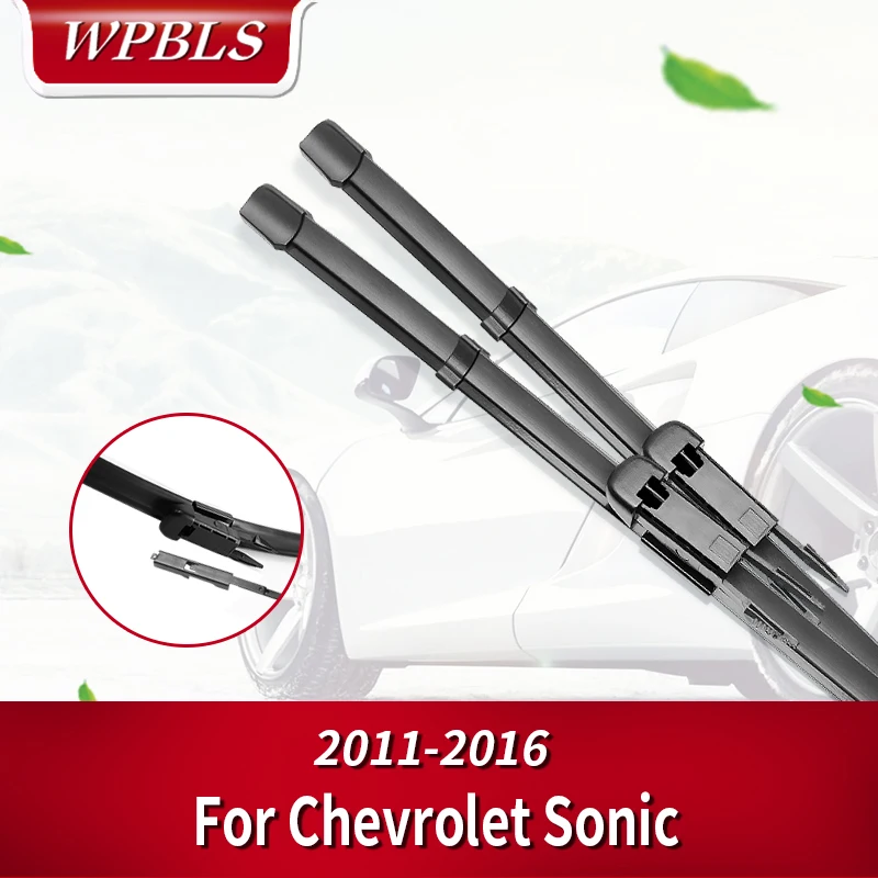 WPBLS стеклоочистителей для Chevrolet Sonic зубная щётка Fit Pinch Tab оружия 2011 2012 2013 2014 2015