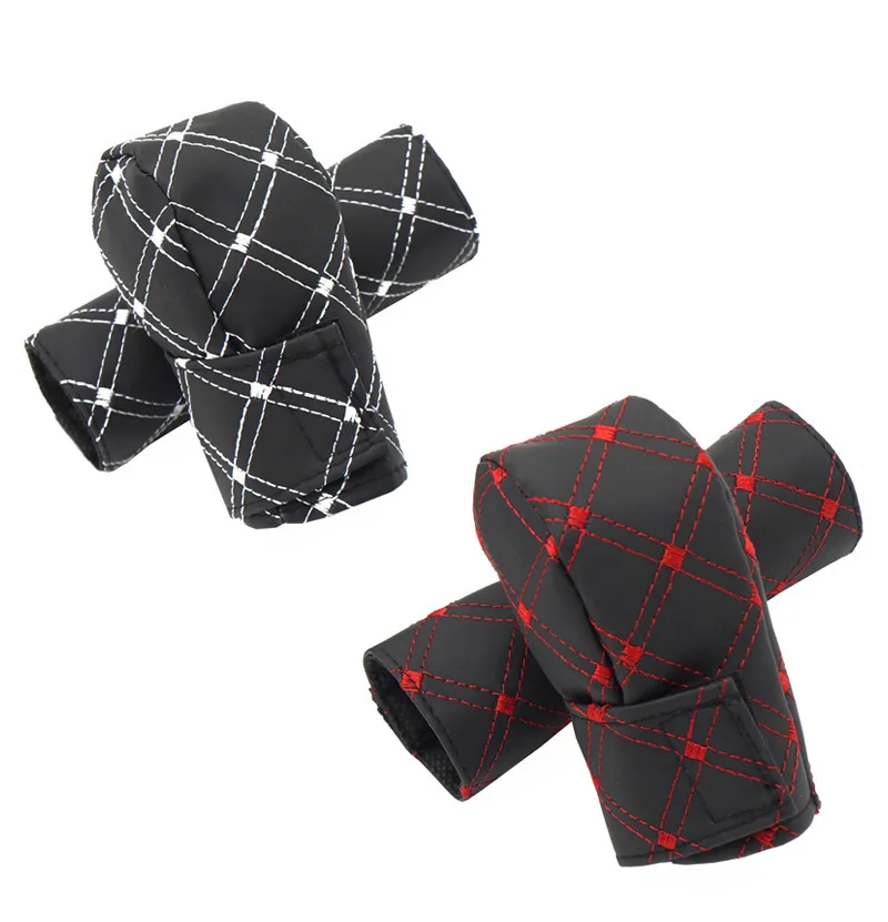 Универсальный 2 шт./компл. автомобиля Искусственная Кожа рукоятка рычага