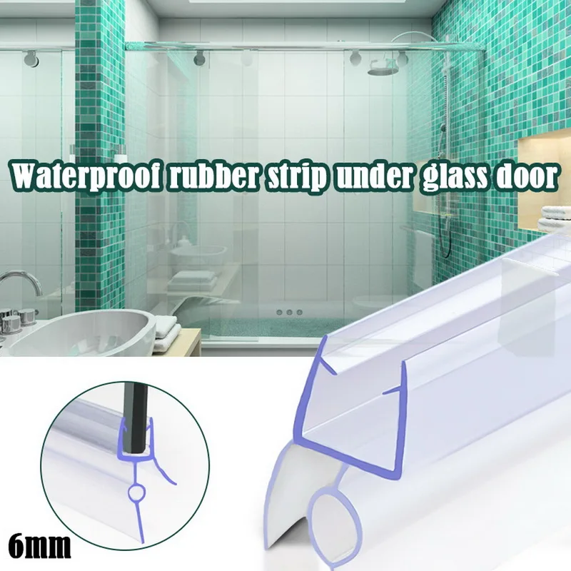 2PCS Glass Thickness 4-6mm Seal Ring Strip For Shower Bathroom Screen Door |
