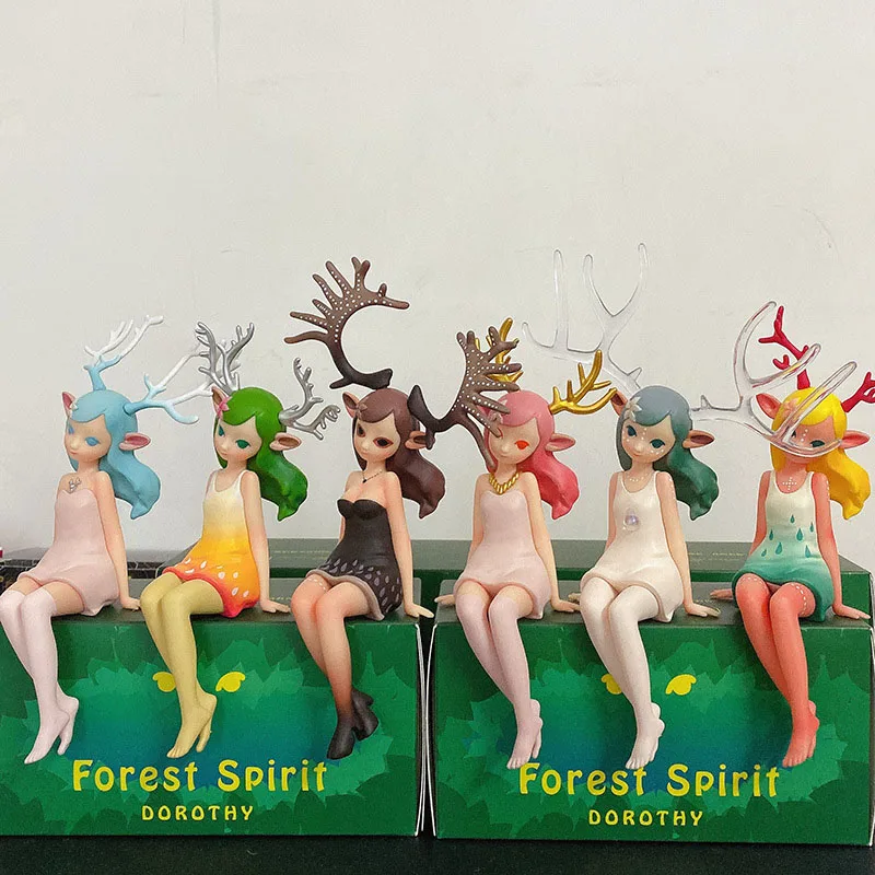 

Creative Forest Spirit Dorothy Action Figure Blind Box Birthday Gift Boy Girl Toy Home Decor Accessories Elf Deer Antlers Girl