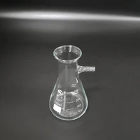 filtering flask wide spout with graduationscapacity 250mltriangle flask with tubulesfilter erlenmeyer bottle