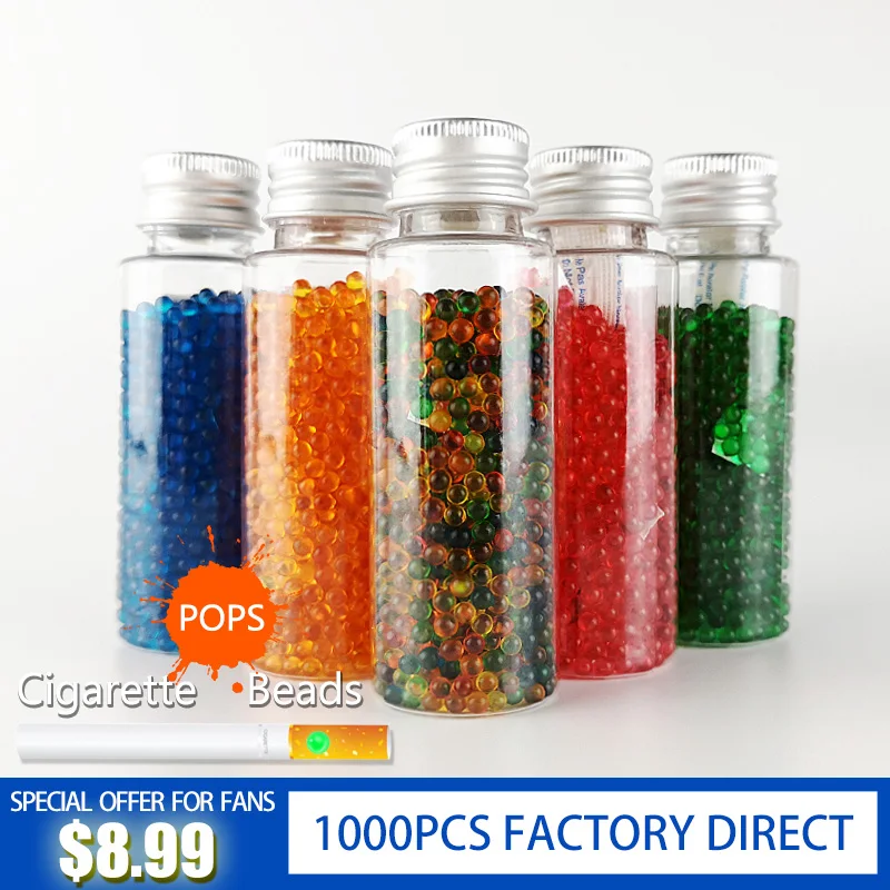 1000pcs DIY Cigarette Pops Beads Fruit Flavor Mint Mentha Cigarettes Holder flavour Capsule Filter Smoking accessories - купить по