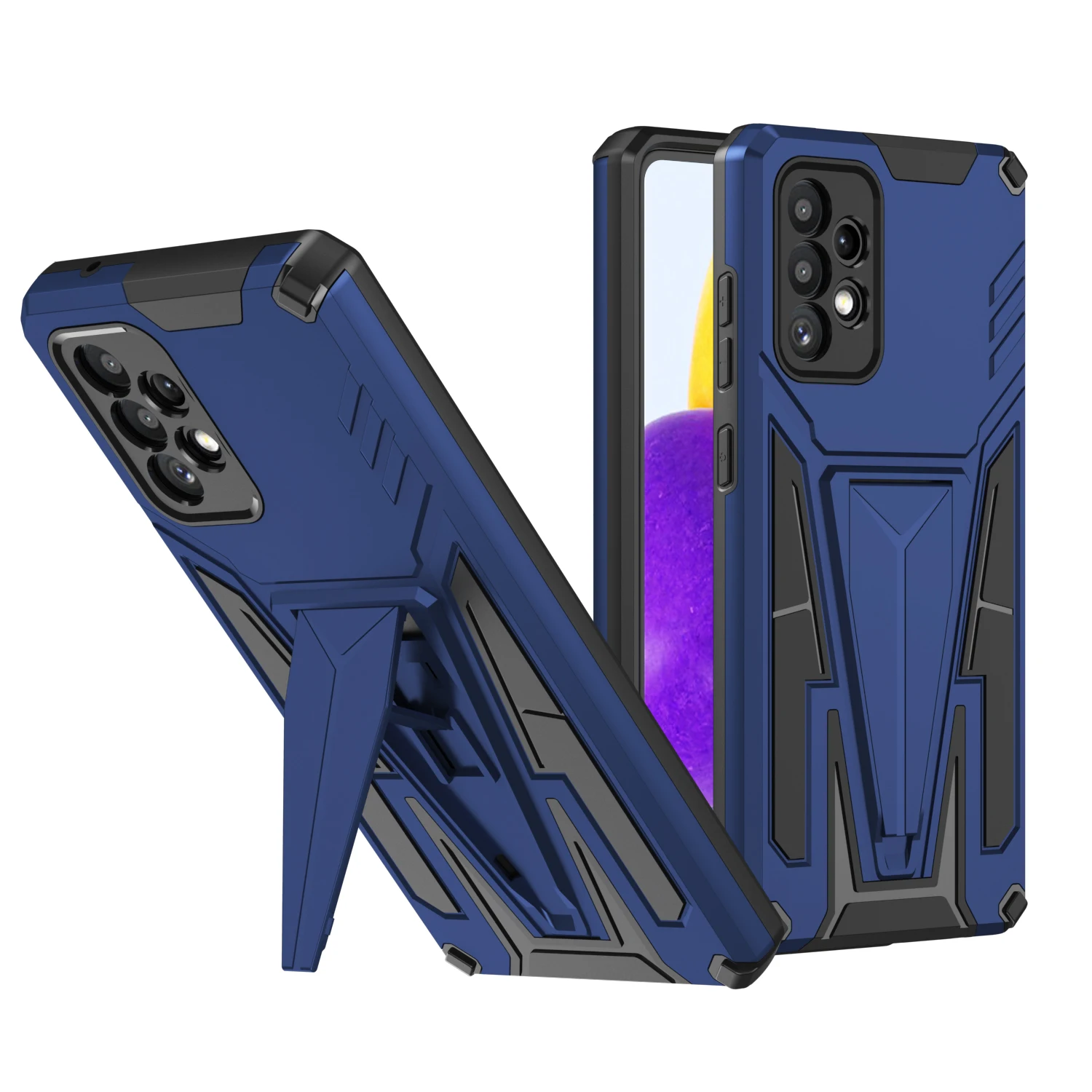 

Мягкий жесткий чехол из ТПУ с подставкой для Samsung Galaxy A72 4G