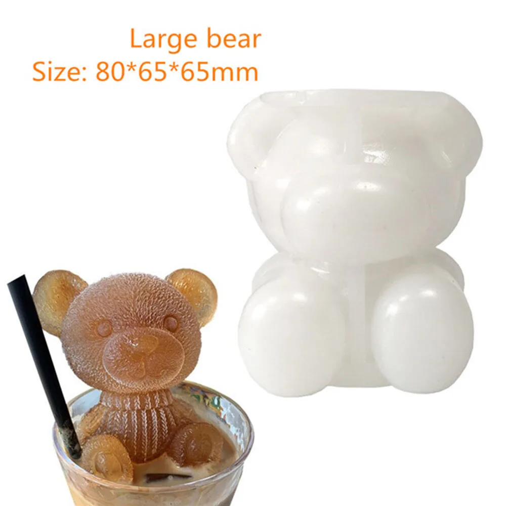 

Walfos Ice Cube Maker Little Bear dogShape Tray Ice Cream Tool Whiskey Wine Cocktail Ice Cube