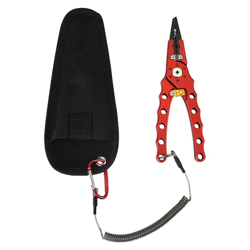 

Fishing Grip Fishing Pliers Set Fishing Tackle Hook Recover Cutter Line Split Ring High Quality Fishing Tool Hot Aluminum Alloy