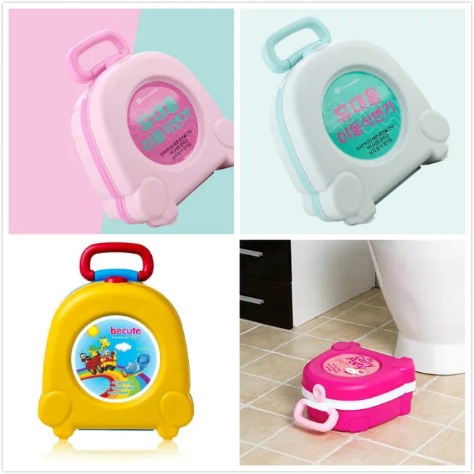 Удобный детский туалет милый портативный дорожный Детский горшок детское