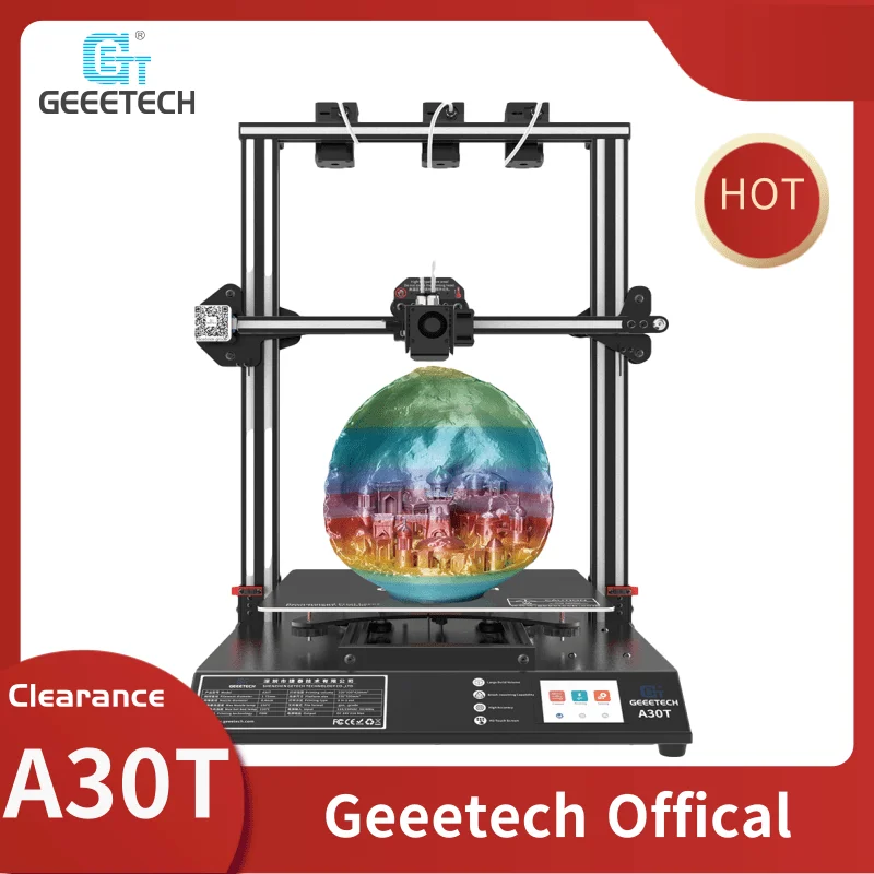 3D принтер GEEETECH A30M/A30T/A30 Pro высокоточный бесшумный с разными - Цена: 39 762,62 руб.