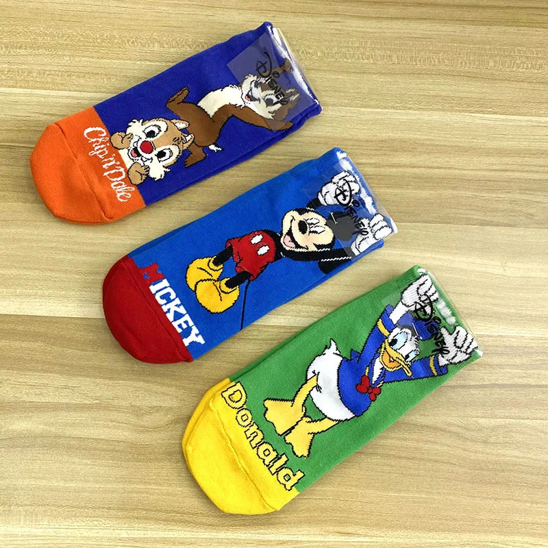 

Disney Hot Sale Women's Korean Style Cartoon Pattern Cute Girls Boat Cotton Socks Fashion Funny Happy Novelty Ladies Short Socks