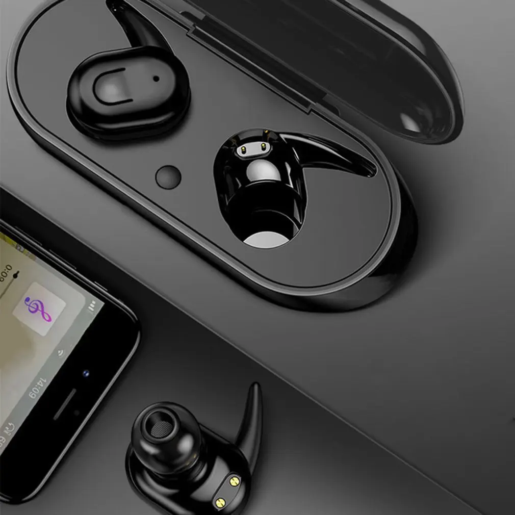 B2 беспроводные наушники Bluetooth 5,0 бинауральные деловые звонки беспроводные наушники-капельки со стерео мини спортивные наушники