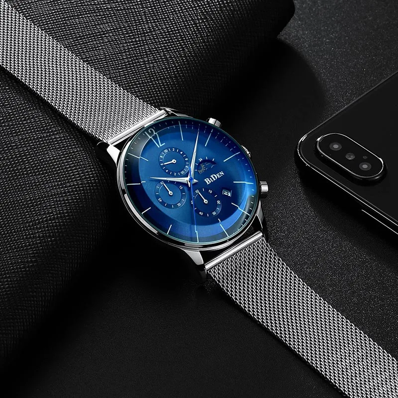 Relojes часы мужские модные спортивные кварцевые Топ бренд класса люкс Бизнес