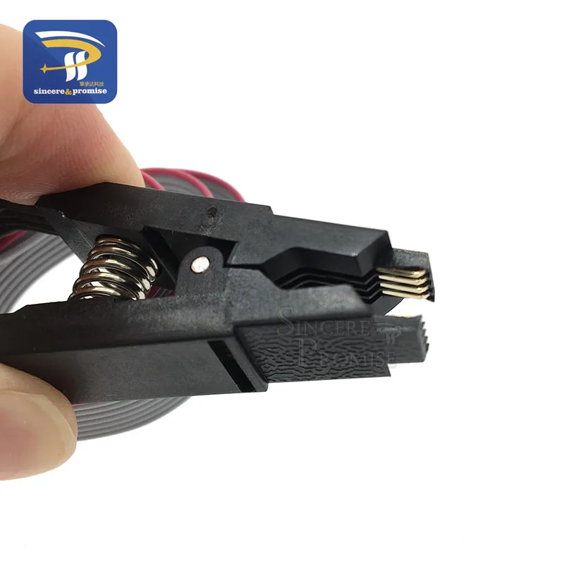 Зажим для тестирования SOIC8 SOP8 EEPROM 93CXX / 25CXX 24CXX адаптер + CH341A 24 25 серия Flash BIOS USB