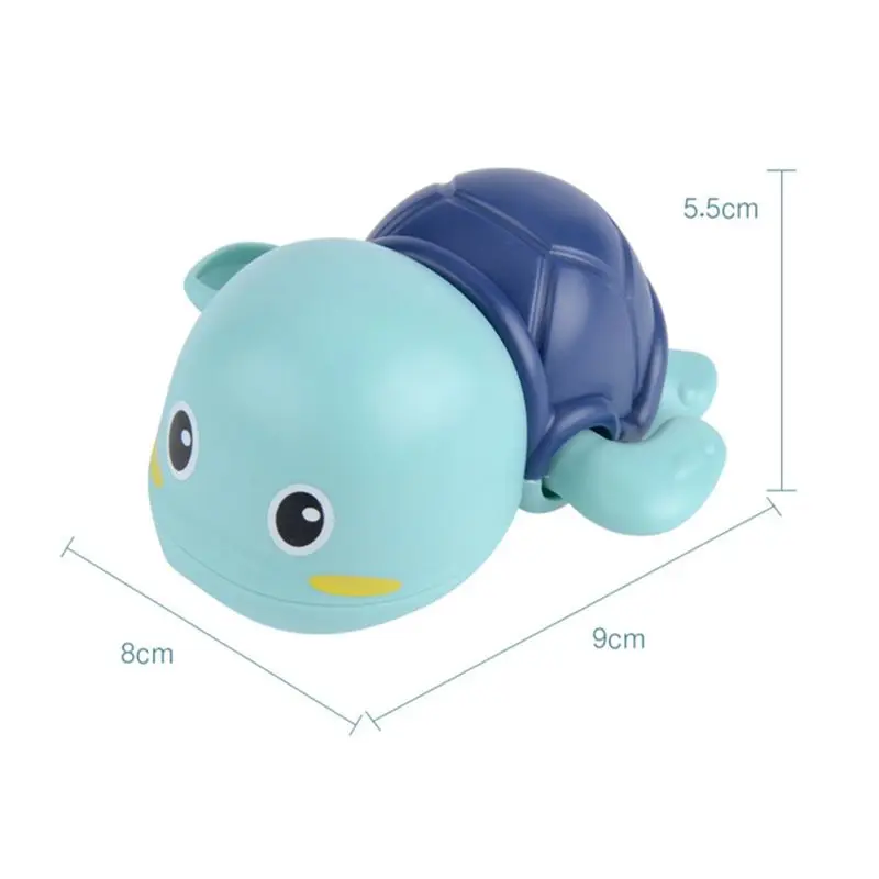 

New Cute Cartoon Animal Tortoise Classic Baby Water Toy Infant Swim Turtle Wound-up Chain Clockwork Kids Beach Bath Toys