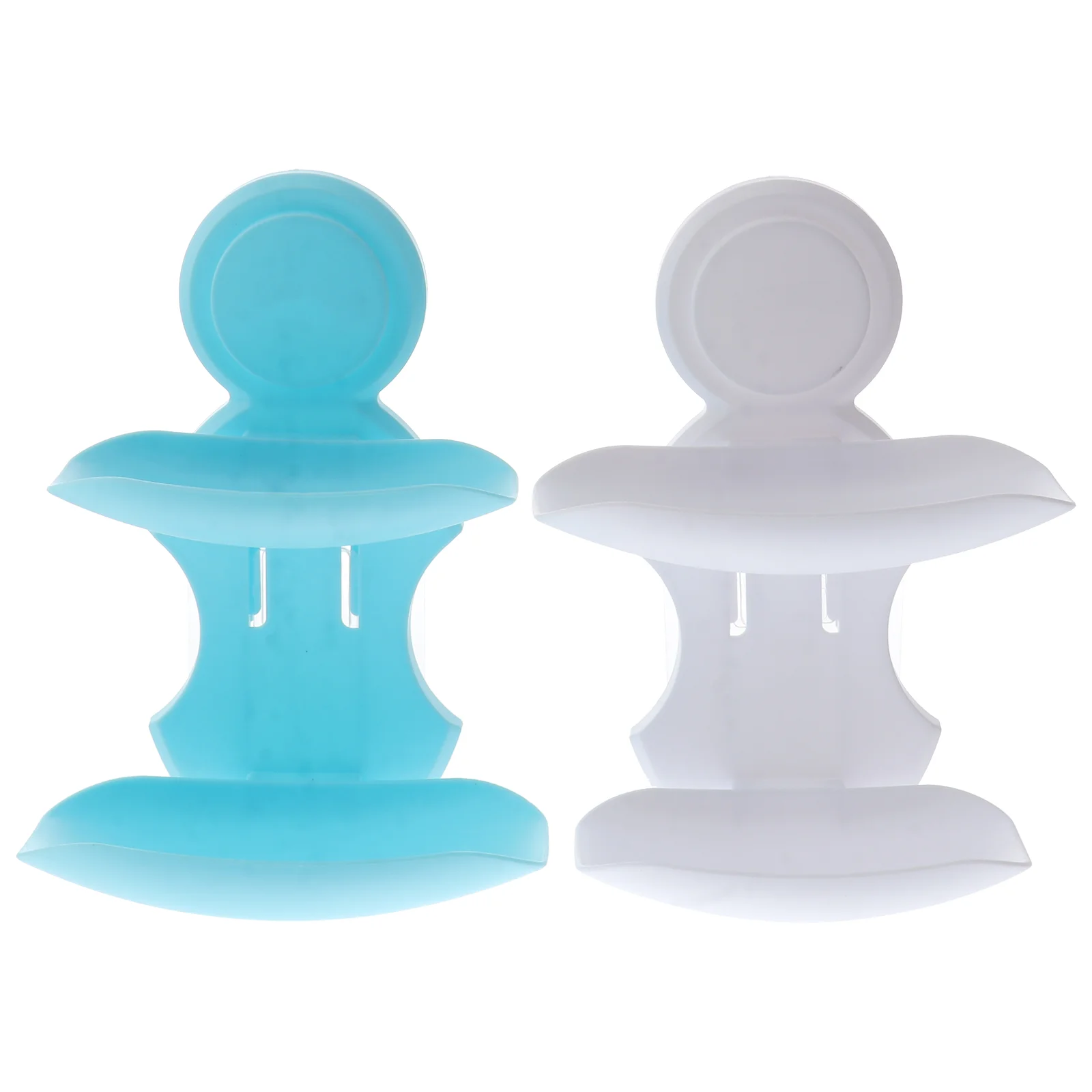 

2 Pcs Soap Rack Double Layers Soap Shelf Soap Holder Punch-free Soap Container