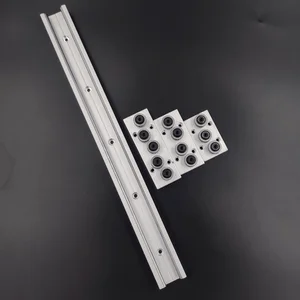 Встроенная двухосевая линейная направляющая 28 мм SGR10, роликовая Направляющая 1 комплект: 1 блок SGB10 и 1 направляющая SGR10, длина 500 600, слайд для деревообработки