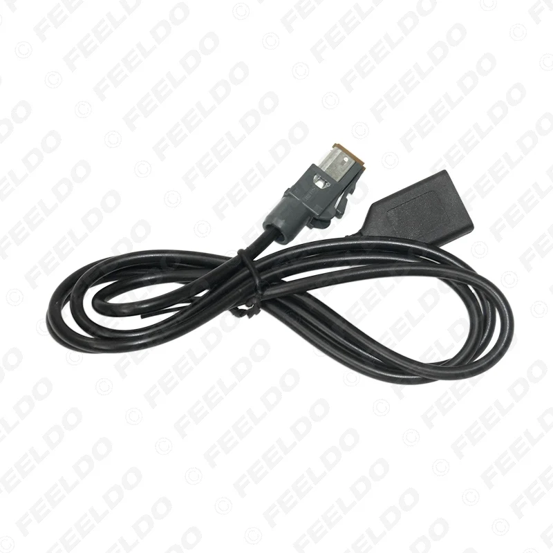 LEEWA автомобильный аудио гнездовой USB кабель AUX In адаптер 4 контактный разъем для