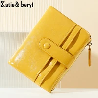 fashion small women wallet purse high quality card holder id credit card bag small zipper purses mini wallets female coin pocket